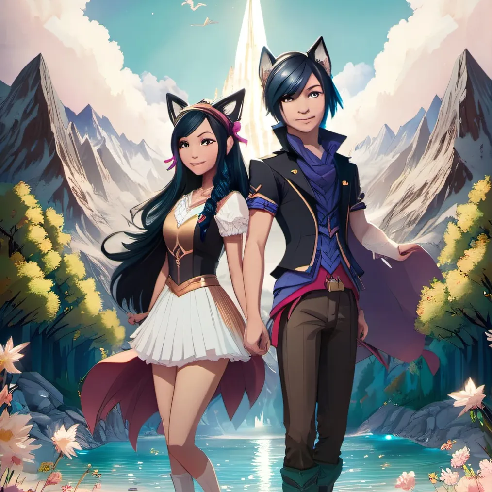 chat with ai character: aphmau and ein