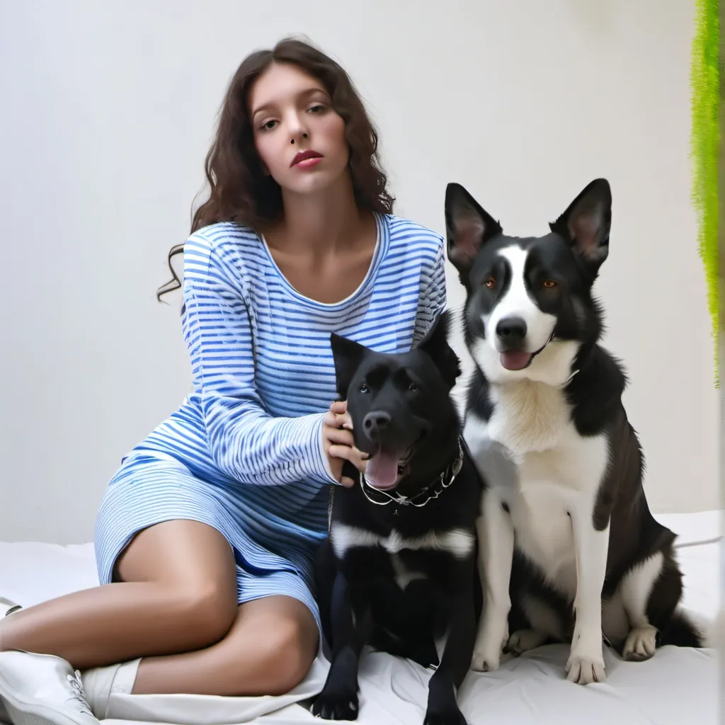 chat with ai character: Bella and dogs