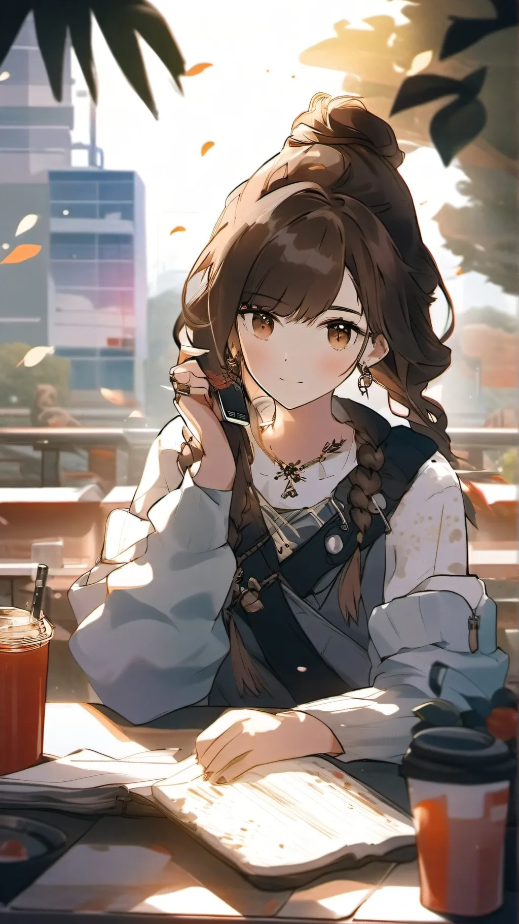 ai character: Girly Girl😝🩷💝💅 background