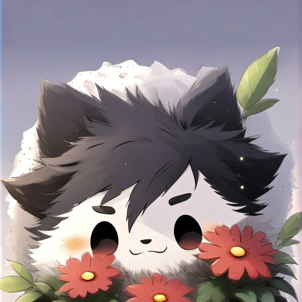 chat with ai character: Dog of flowers
