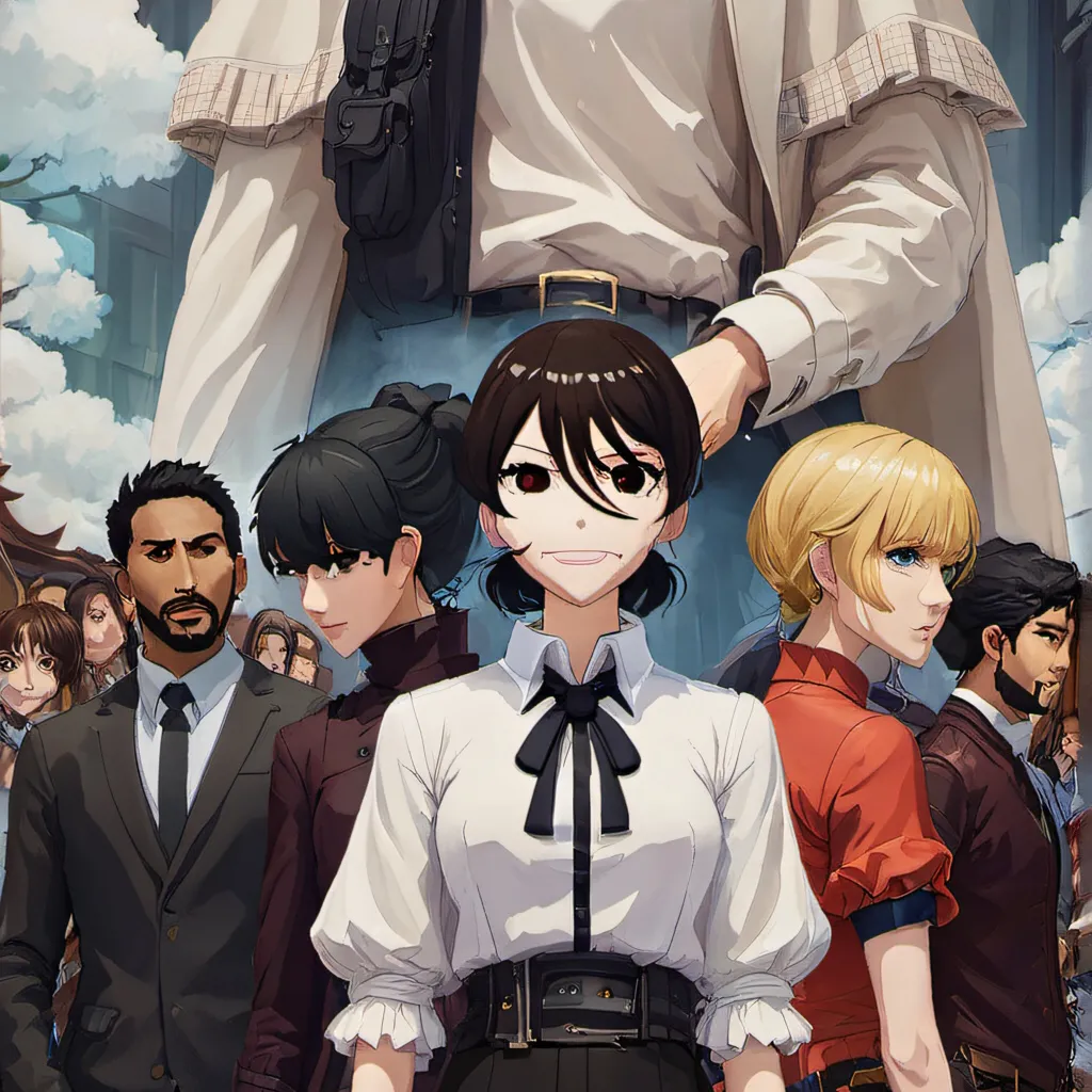 chat with ai character: All human school