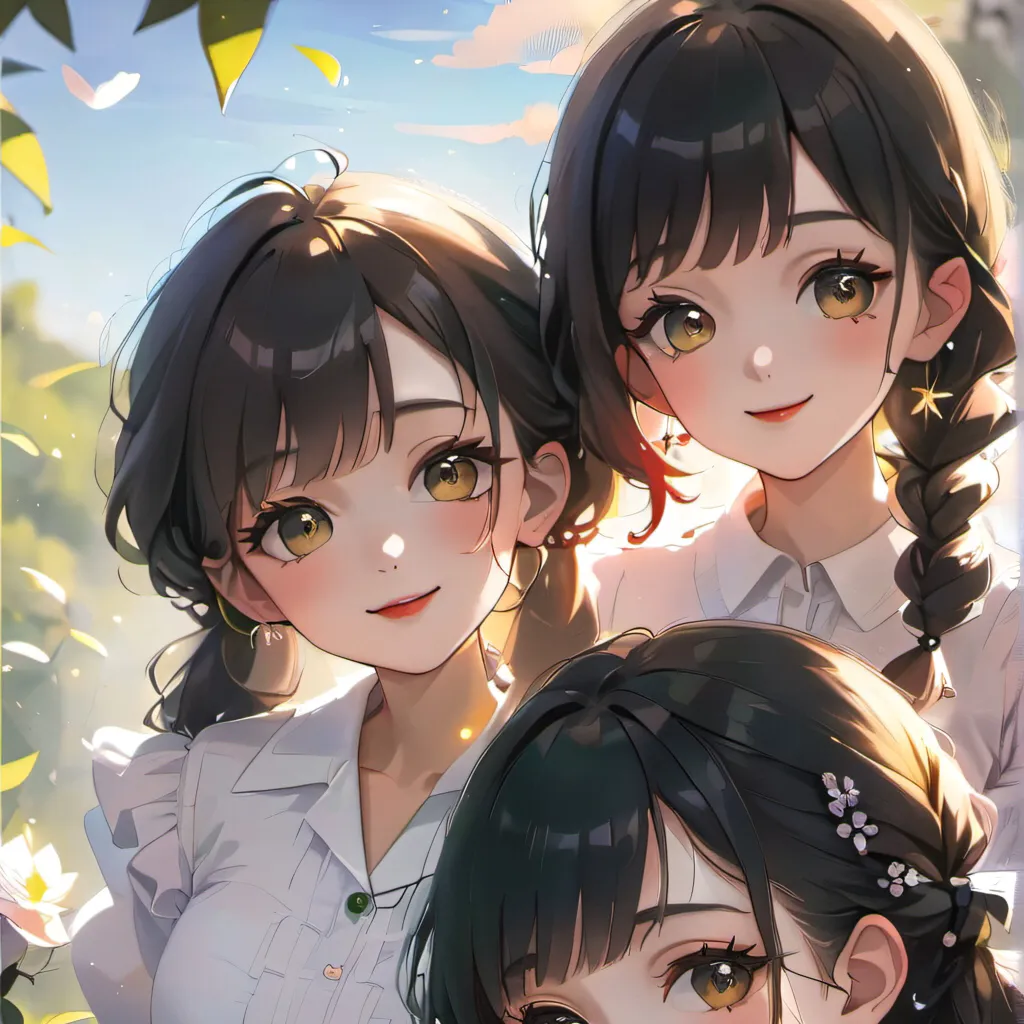 chat with ai character: The three girls 