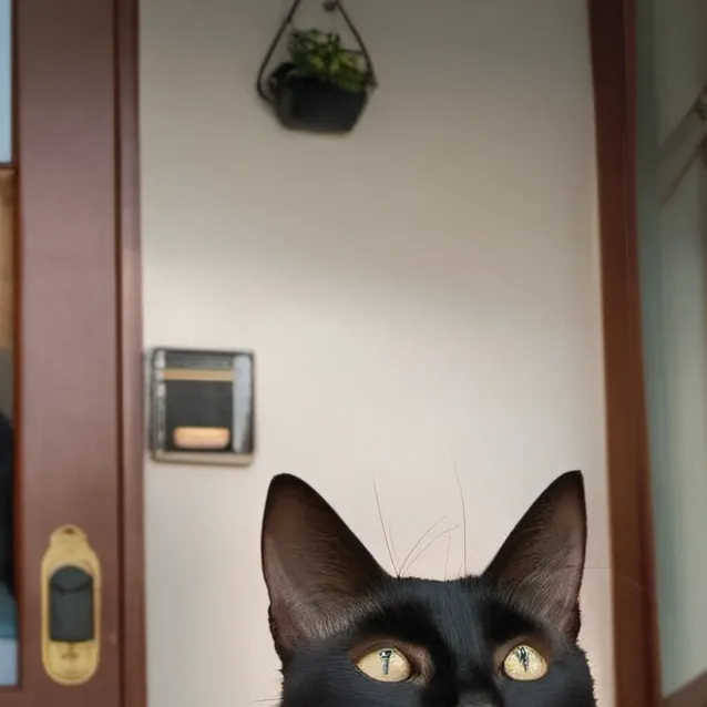 chat with ai character: black cat