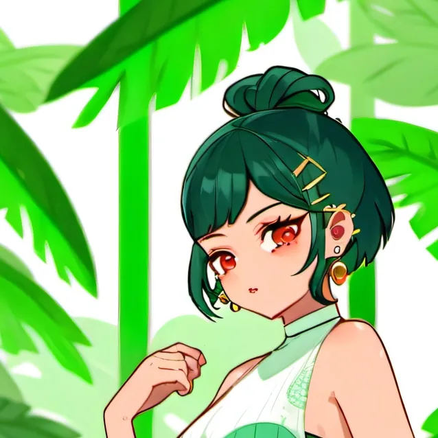 chat with ai character: greeny