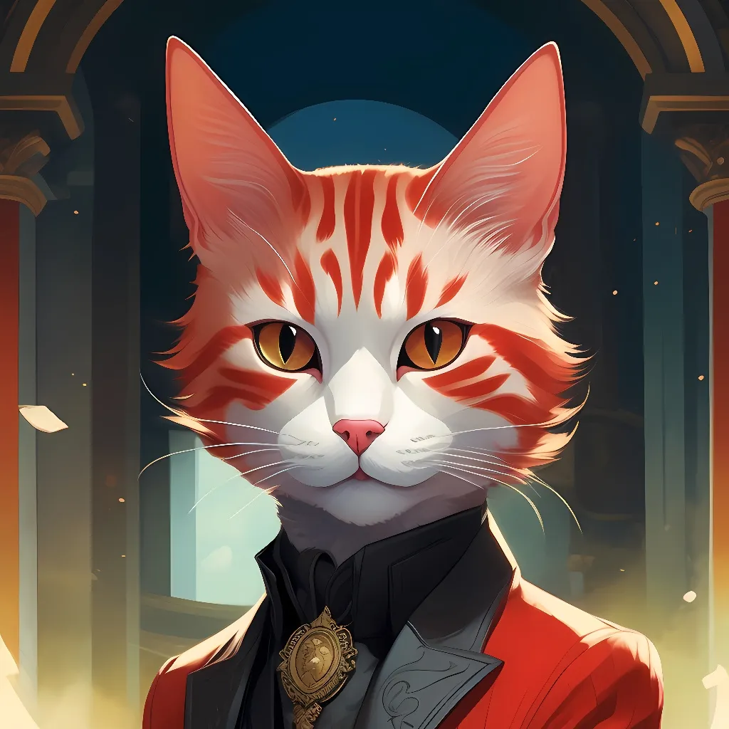 chat with ai character: red cat 
