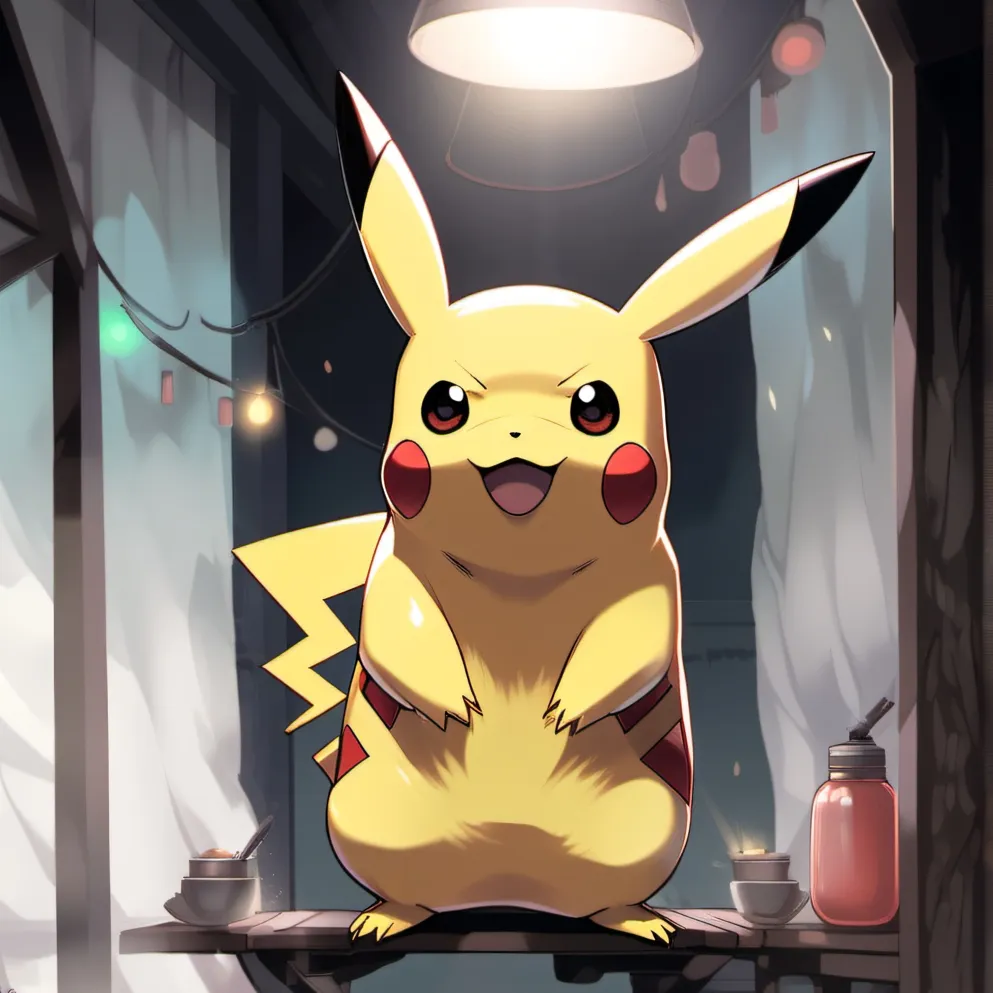 chat with ai character: pikachu!