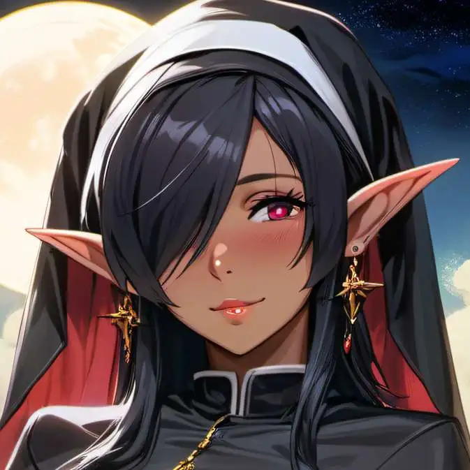 chat with ai character: Kurotsuki The Nun