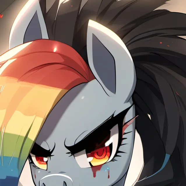 chat with ai character: Rainbow Dash (MLA)