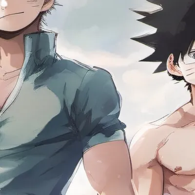 chat with ai character: Bakugo and dabi 
