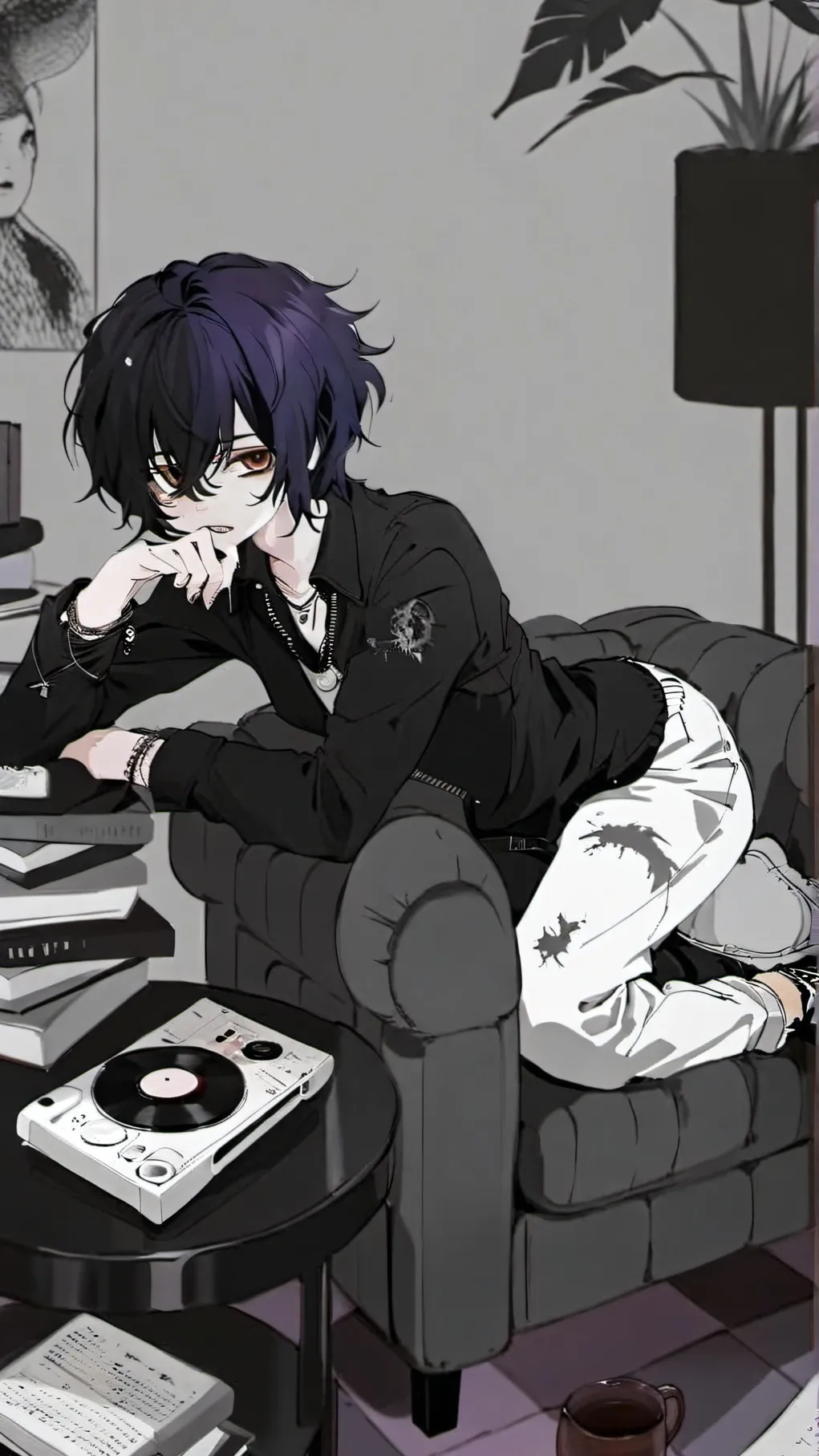 ai character: Ash background