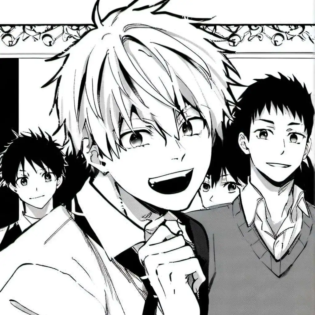 chat with ai character: mha boy group chat