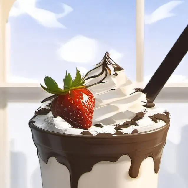 chat with ai character: chocolate shake