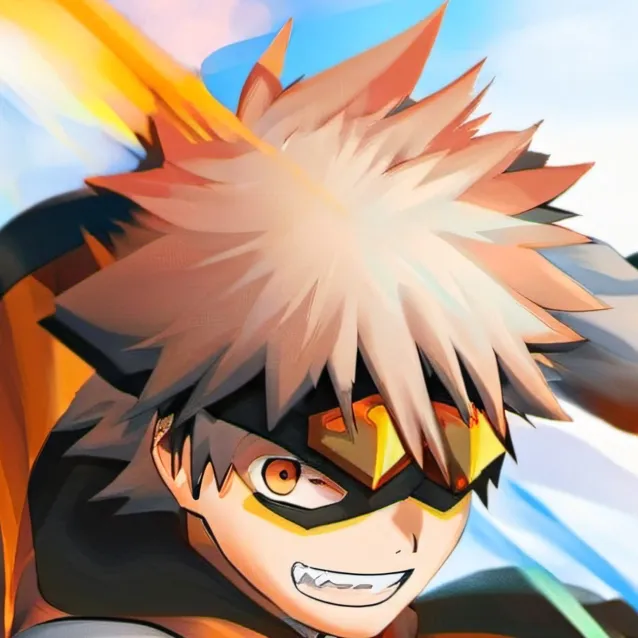 chat with ai character: bakugo and mina 