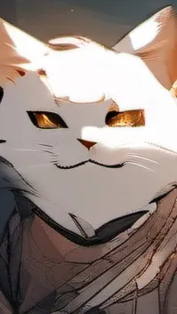 ai character: cat background