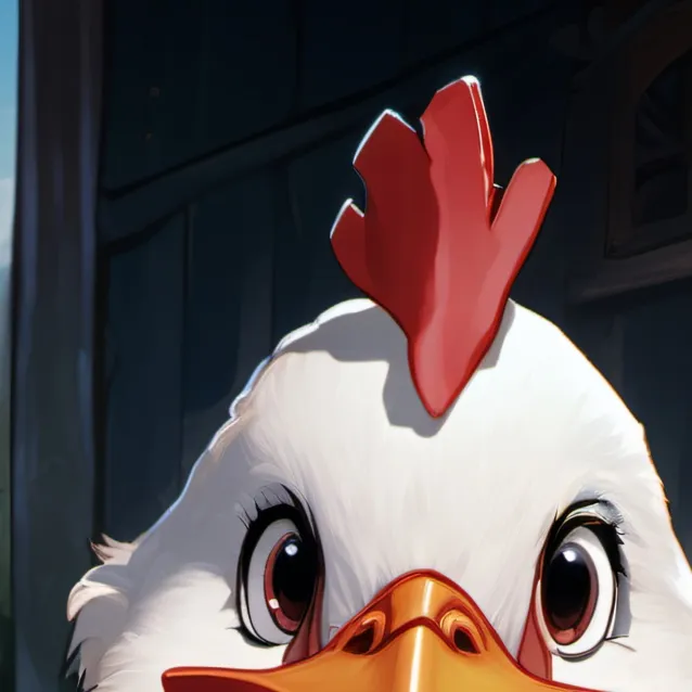 chat with ai character: chicken