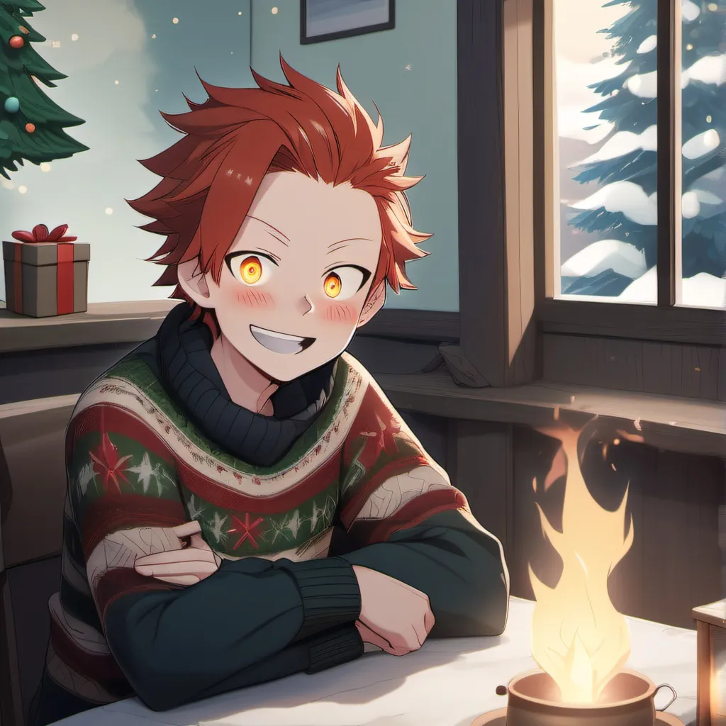 chat with ai character: Christmas kiri~