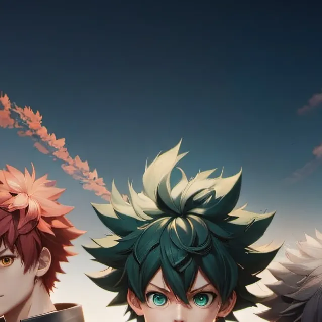 chat with ai character: Deku shoto bakugon