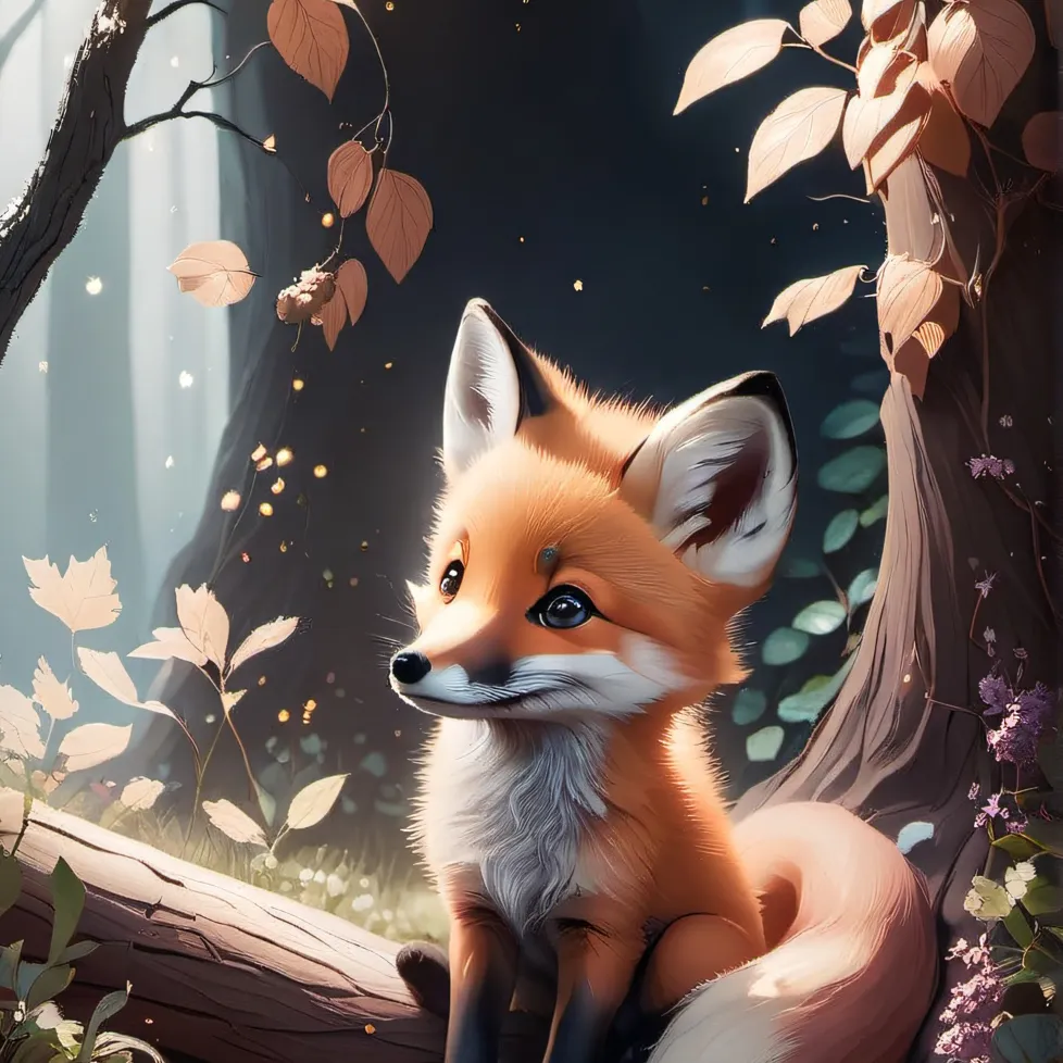 chat with ai character: Baby Fox