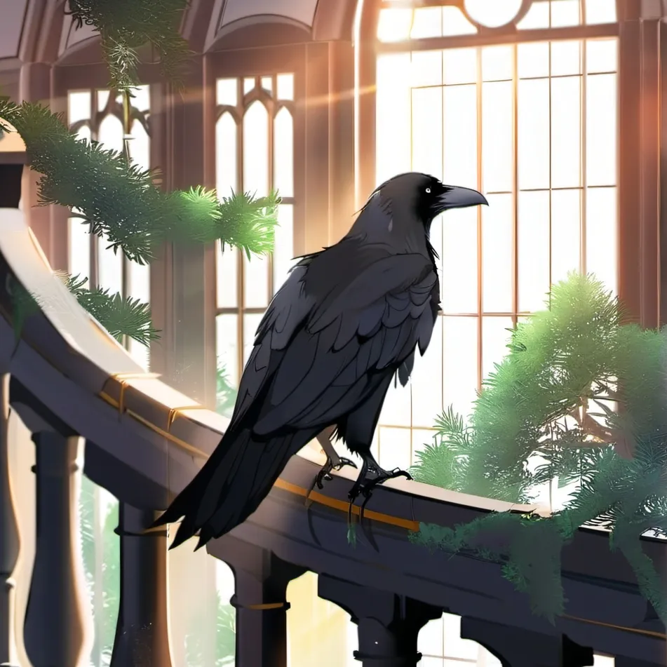 chat with ai character: the Magic corvid