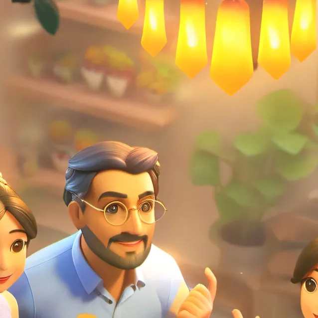 chat with ai character: Family Dinner