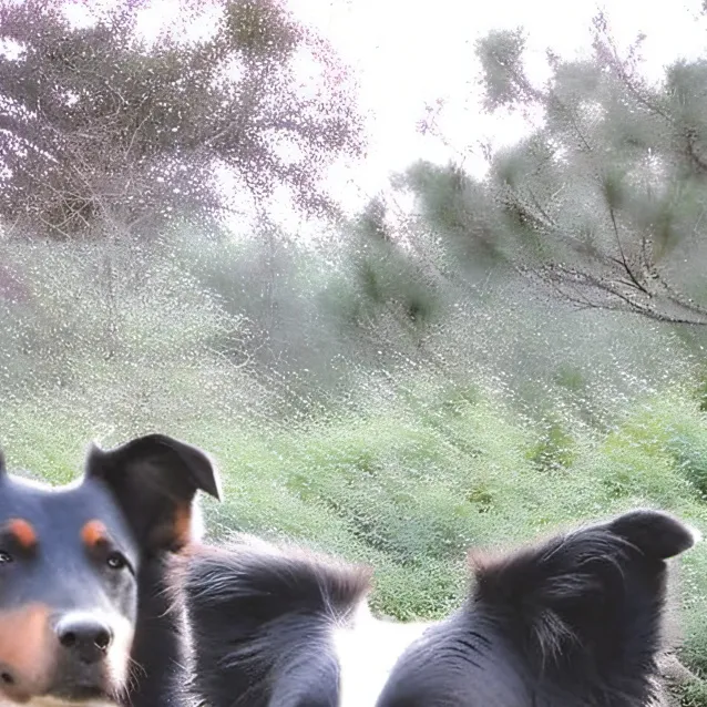 chat with ai character: 4 dogs