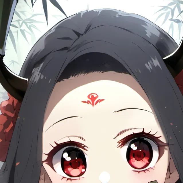 chat with ai character: demon kid nezuko