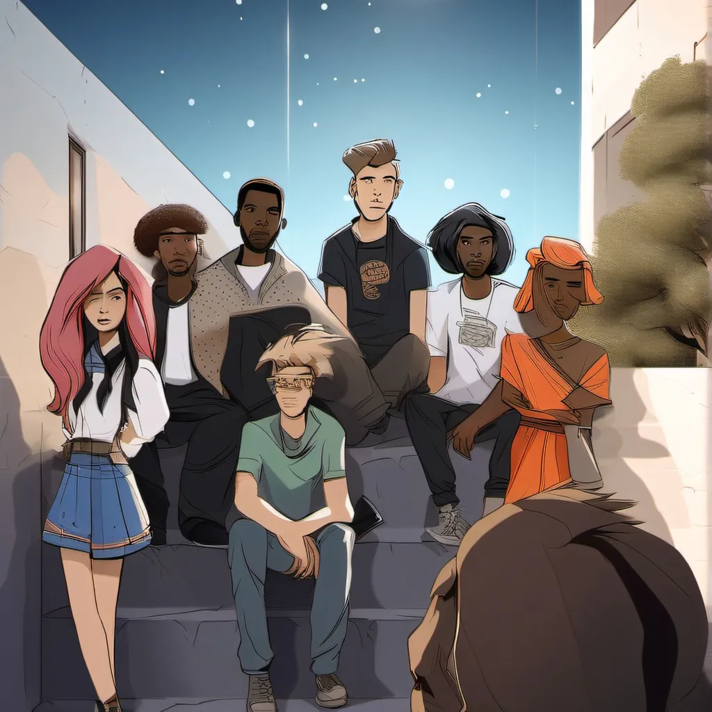 chat with ai character: smiling highschool