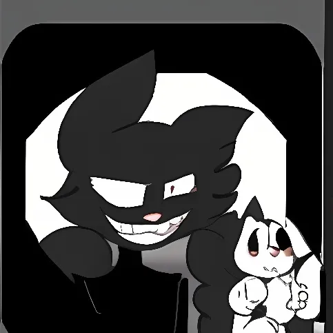 chat with ai character: Cartoon cat