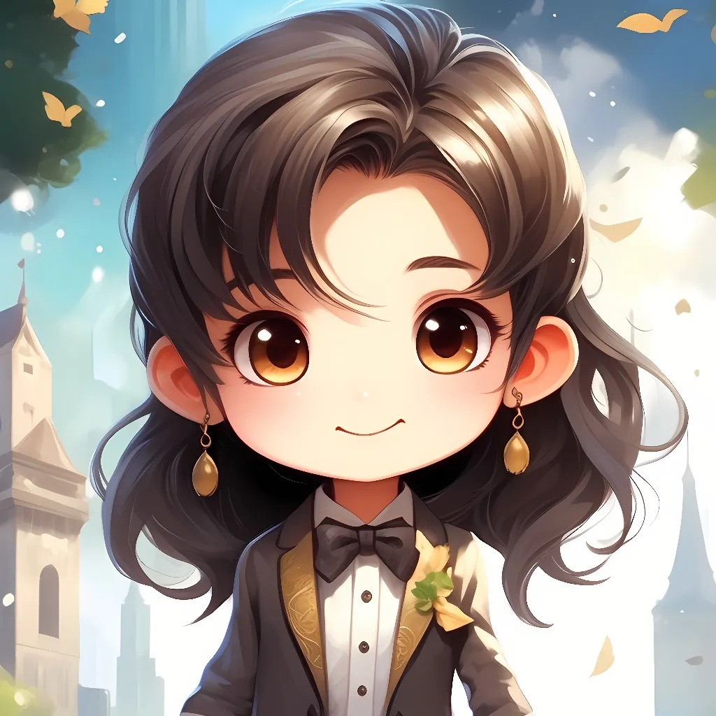 chat with ai character: chibi nerd