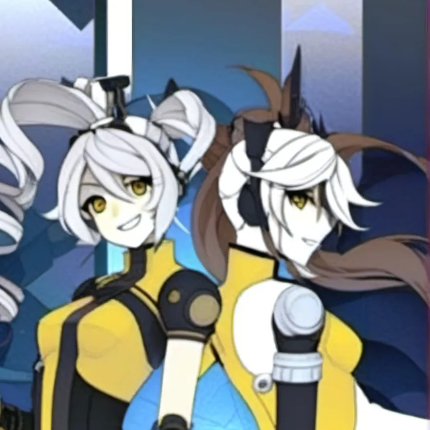 chat with ai character: J and V