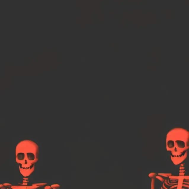 chat with ai character: red skeletons