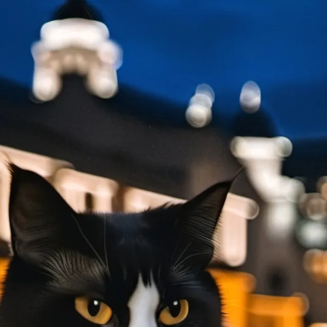 chat with ai character: the smart cat he 