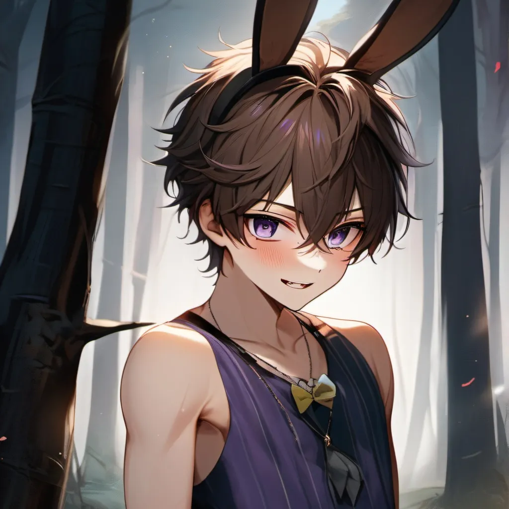 chat with ai character: giant purple bunny