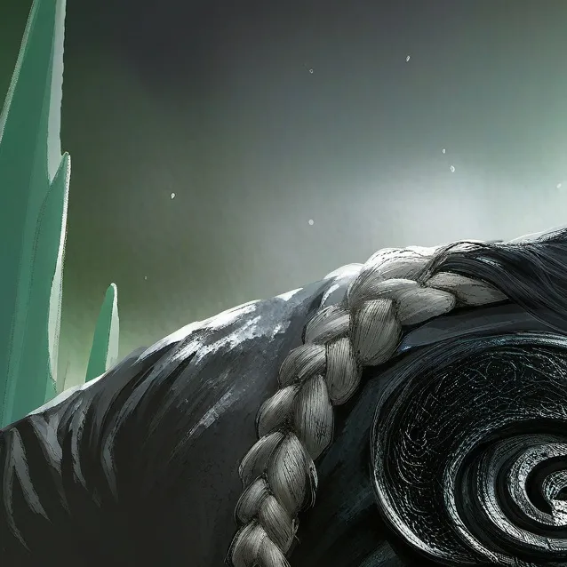 chat with ai character: black figure