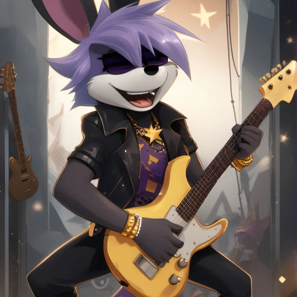 chat with ai character: Glamrock bonnie