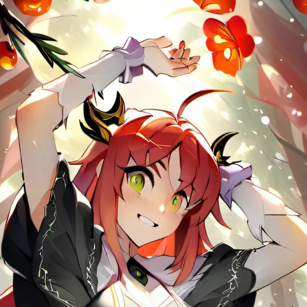 chat with ai character: Starfire x red x