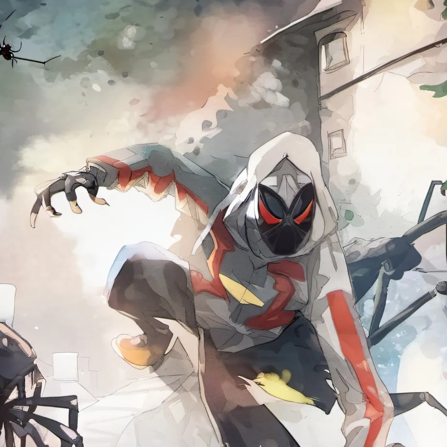 chat with ai character: Attentäterspider