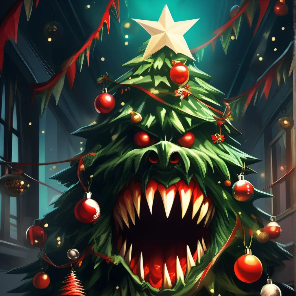 chat with ai character: Demon XMas Tree