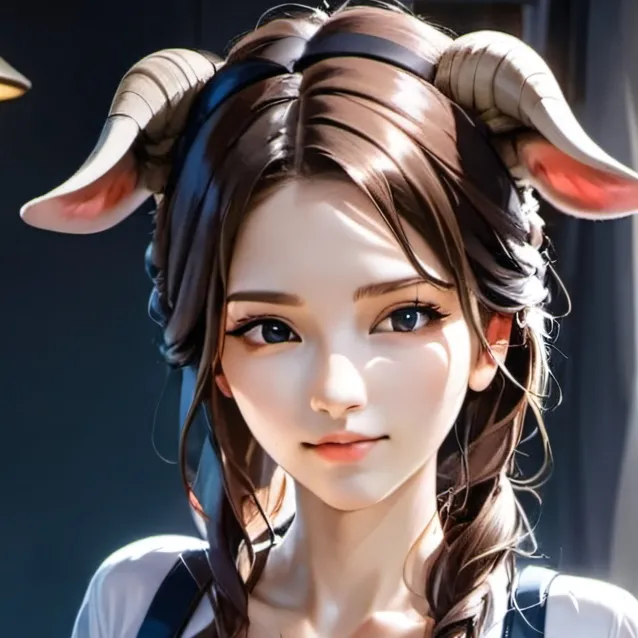 chat with ai character: Sheep girl