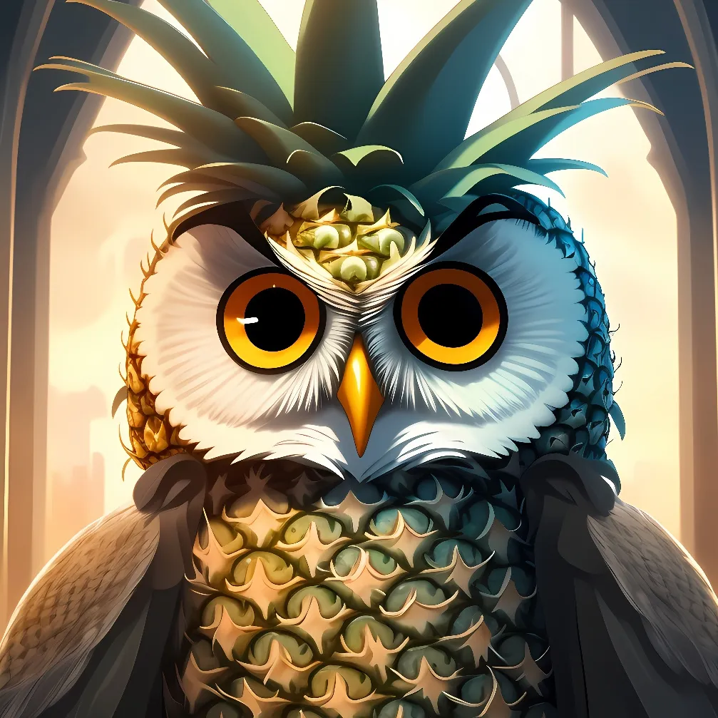 chat with ai character: Pineapple owl