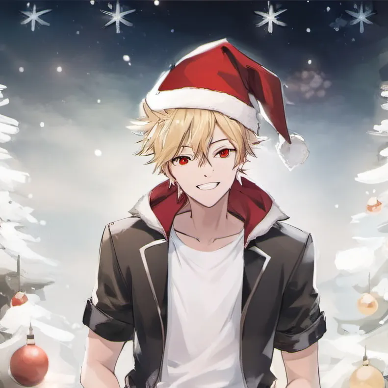 chat with ai character: Christmas Bakugo