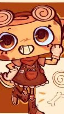 ai character: Cleanfossil! background