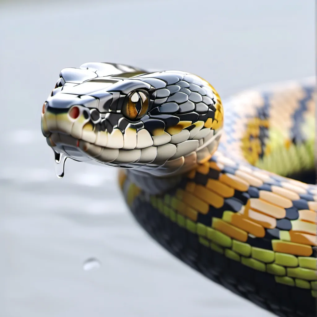 chat with ai character: a snake