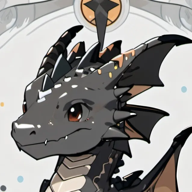 chat with ai character: Latex black white.