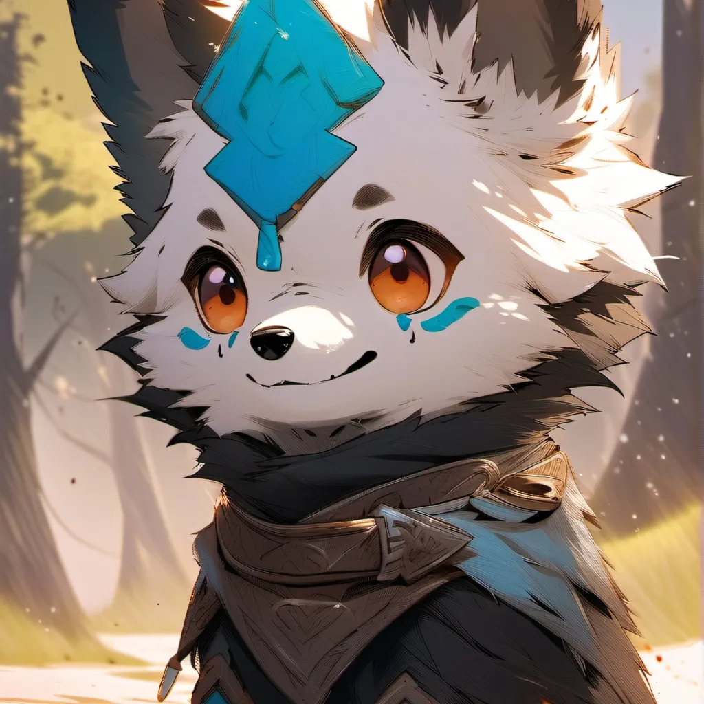 chat with ai character: Slime pup blue.