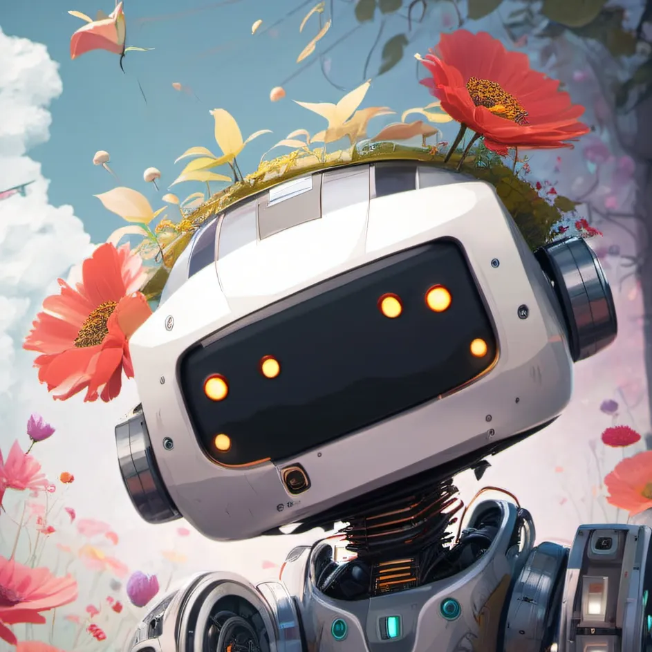 chat with ai character: Happy Robot  ! 