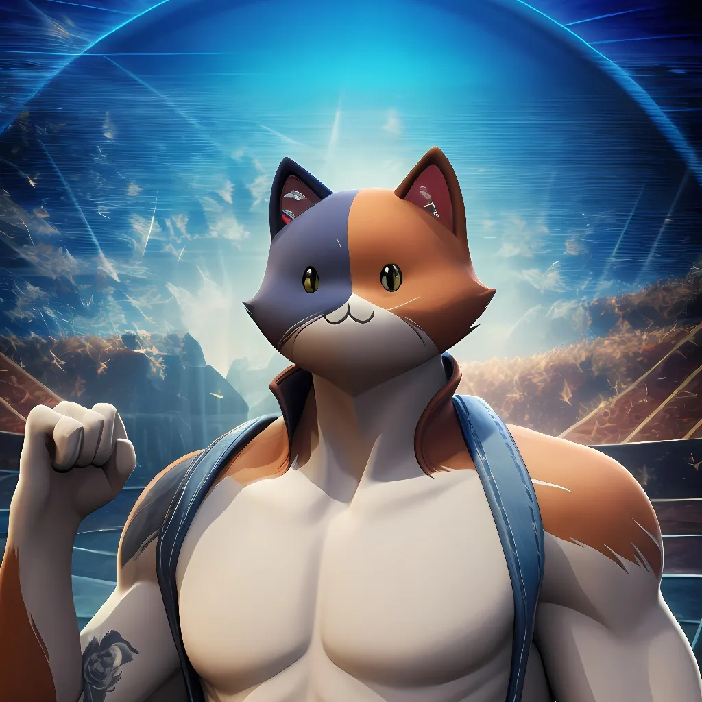 chat with ai character: Meowscles