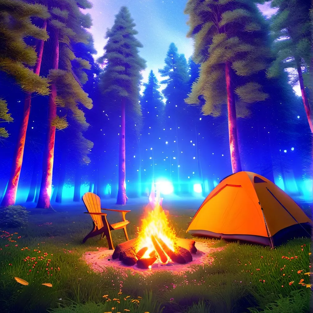 chat with ai character: Camping with MHA!!