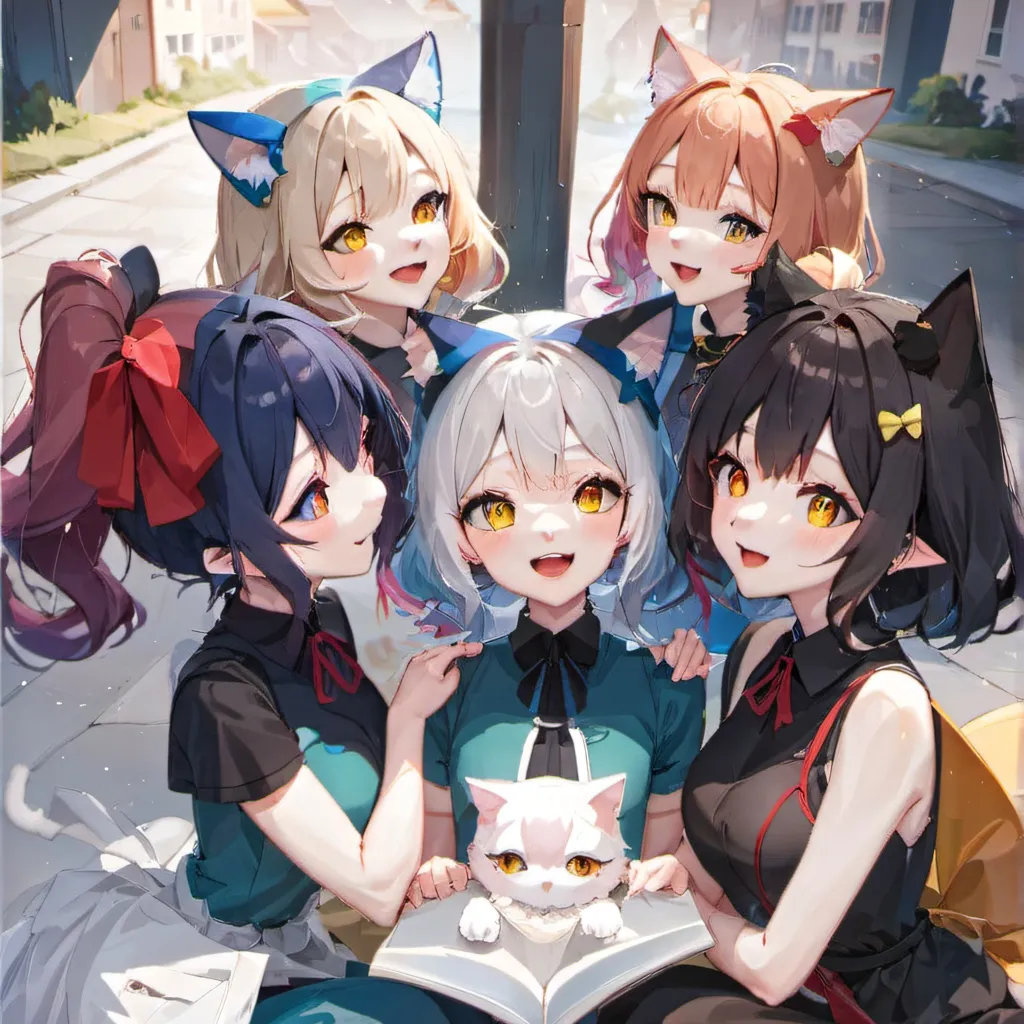 chat with ai character: cat girls
