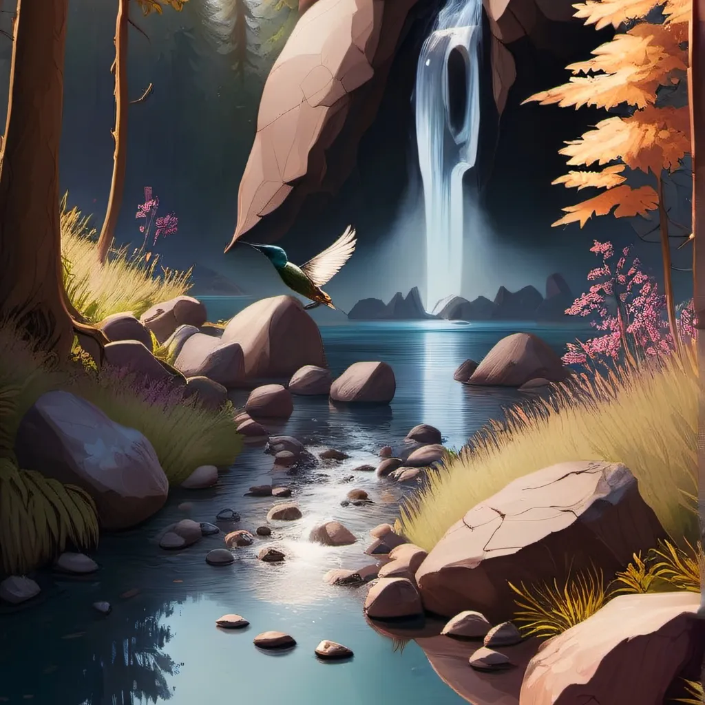 chat with ai character: Peaceful forest